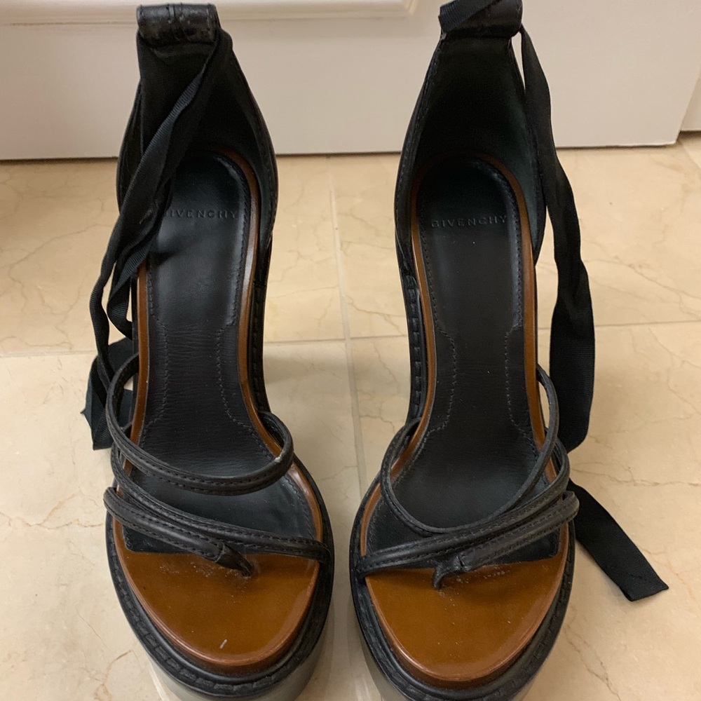 Leather Platform Givenchy Heels - image 1